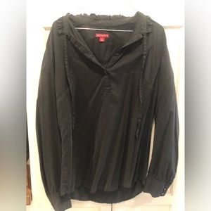 Black long sleeve dress shirt